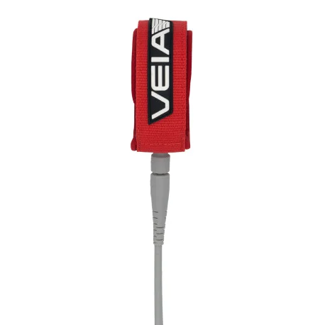 Leashes SurfVeia Explorer 6′ Leash – 6′ 5MM – Red/Storm
