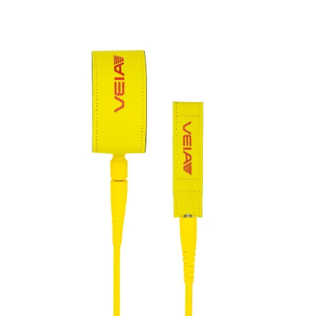 Leashes SurfVeia John John Florence Pro 5’ Comp Leash – Yellow / Red