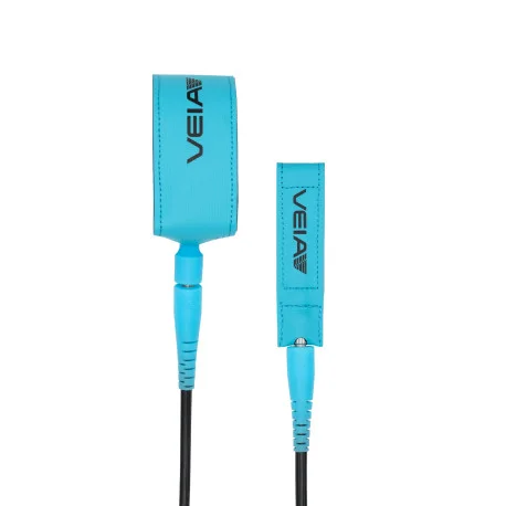 Leashes SurfVeia John John Florence Pro 6’ Comp Leash – Bright Blue / Night