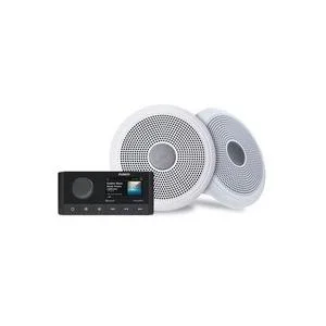 Lecteur stéréo et radio marine capot + antenne AM/FM + câbles HP 6 m RA210 + HP XS-F65CWB
