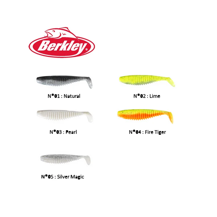 Leurres Berkley Flex Slim Shad 12,5cm Par 35