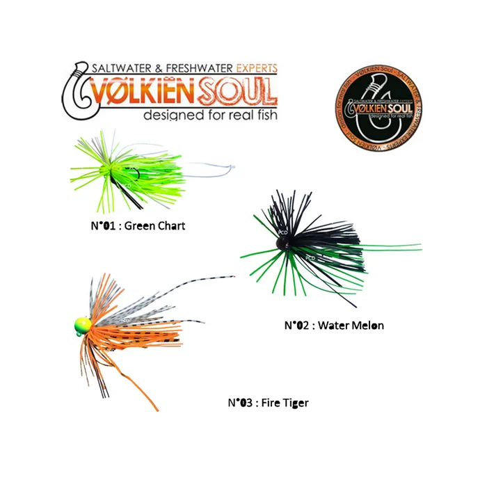 LEURRES MICRO RUBBER-JIG VOLKIEN SOUL KOI KOI 3.50G
