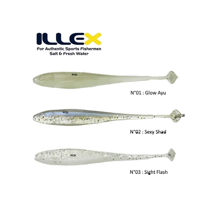 Leurres Souples Illex Magic Finess Shad Par 12