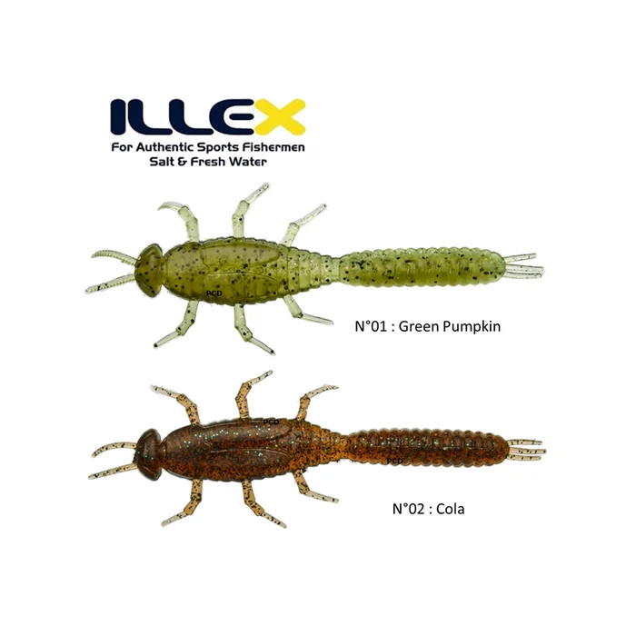 Leurres Souples Illex Magic May Fly 4.8CM Par 12