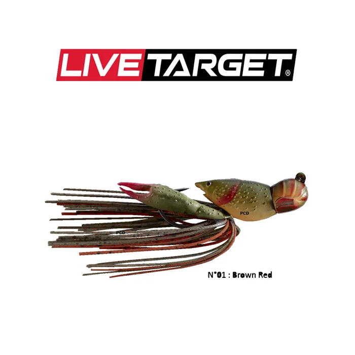 LEURRES SOUPLES LIVE TARGET HOLLOW BODY CRAW 5CM