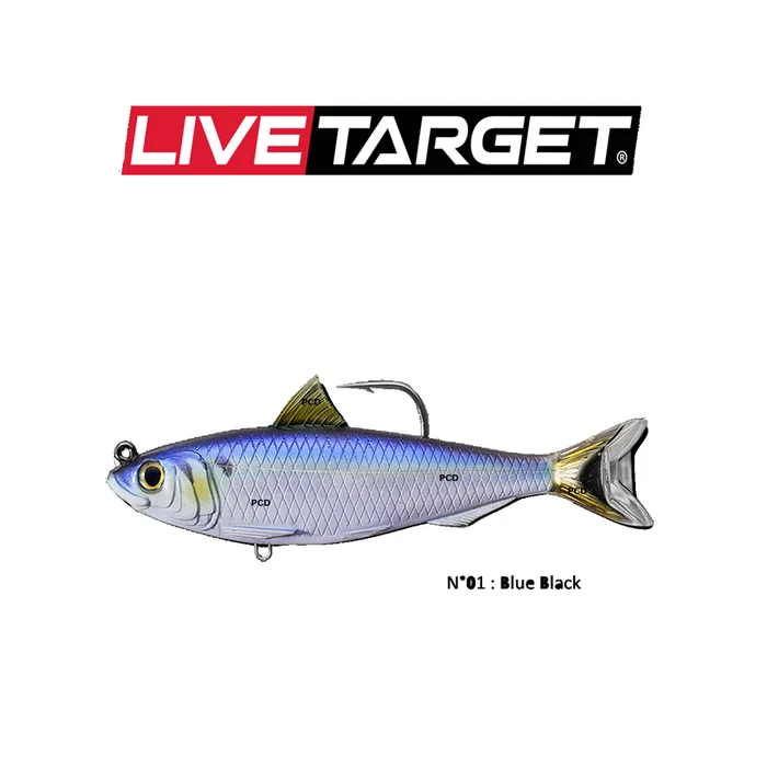 LEURRES SOUPLES LIVE TARGET SWIMBAIT BLUEBACK 14CM