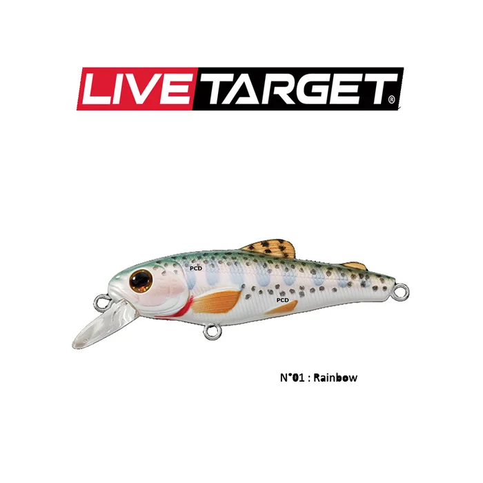 LEURRES SOUPLES LIVE TARGET TROUT FRY 5CM