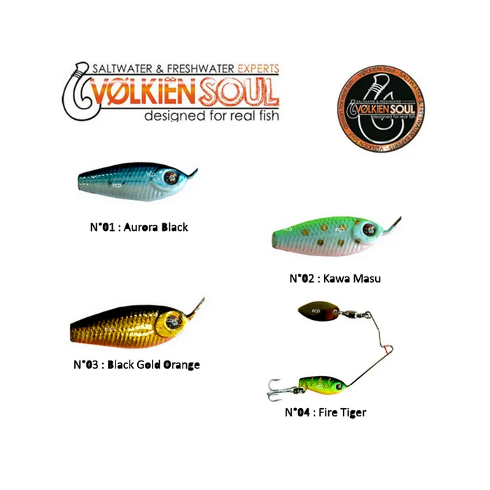 LEURRES SPINNERBAIT VOLKIEN SOUL MINI HURRICANE SB 3G