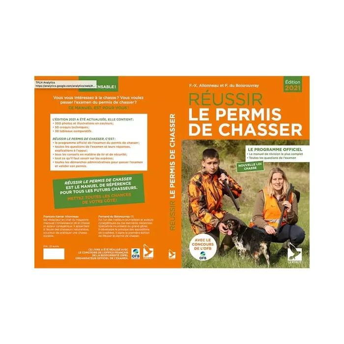 Livre Réussir le permis de chasse