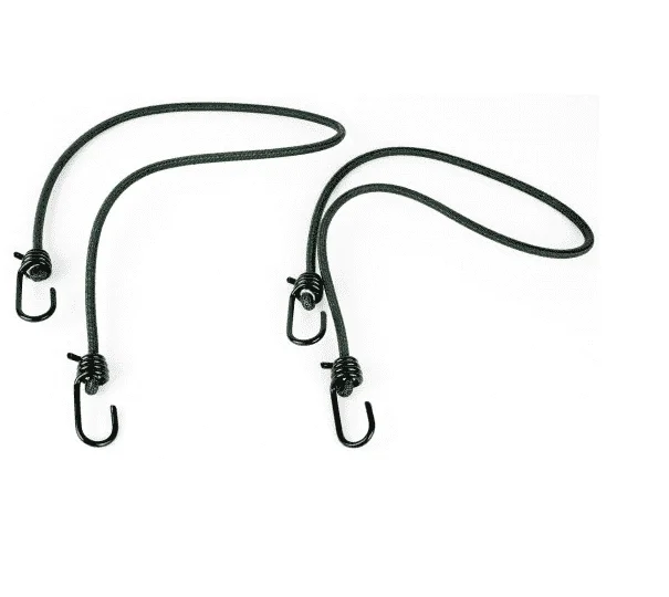 Lot de 2 sandows Ø 6 mm – longueur 75 cm + 2 crochets fixes OD