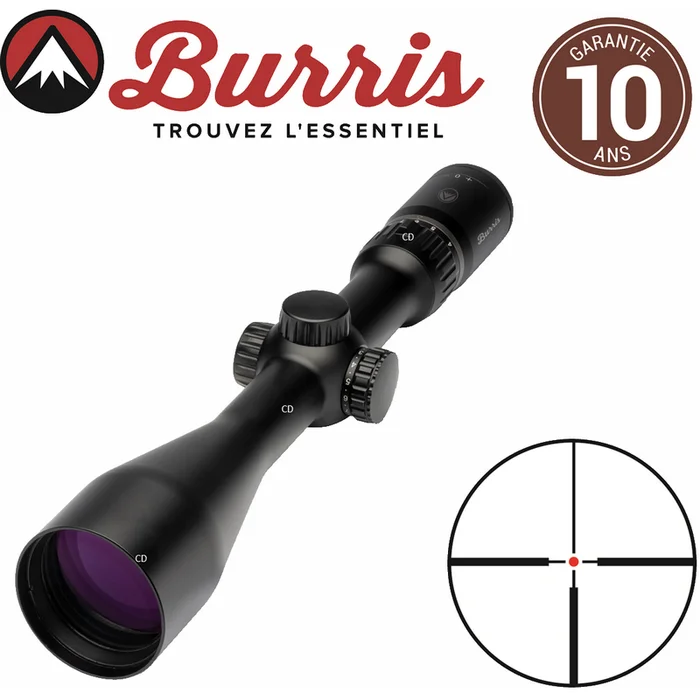 LUNETTE BURRIS FOUR XE 3-12X56 RETICULE 4 LUMINEUX