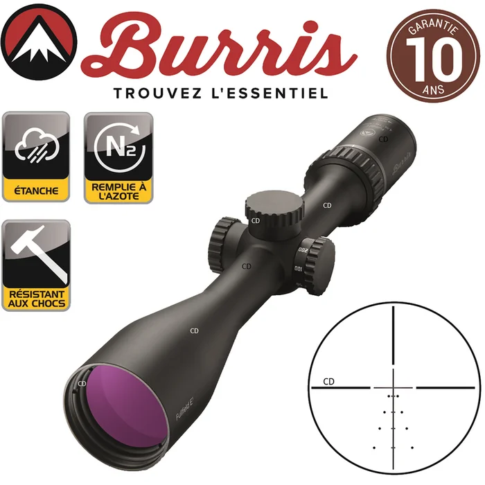LUNETTE BURRIS FULLFIELD E1 4.5-14X42 BALLISTIC PLEX E1