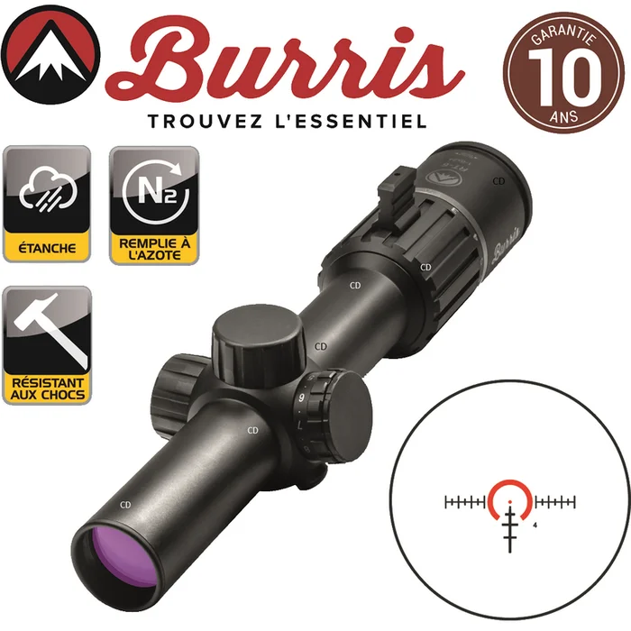 LUNETTE BURRIS RT-6 1-6X24 BALLISTIC AR