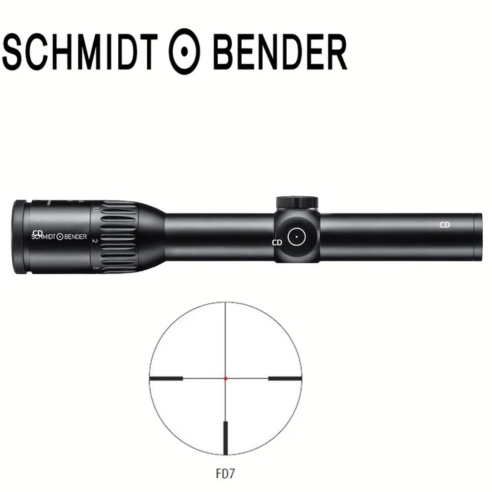 Lunette De Visée Schmidt&Bender Exos 1-8×24 Réticule FD7