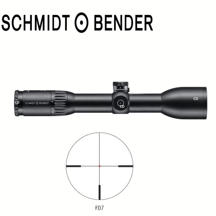 Lunette De Visée Schmidt&Bender Stratos 1.5-8×42 Réticule FD7