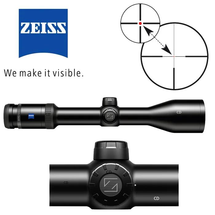 LUNETTE ZEISS VICTORY HT 2.5-10X50 T* RET 60 IL A RAIL ZM