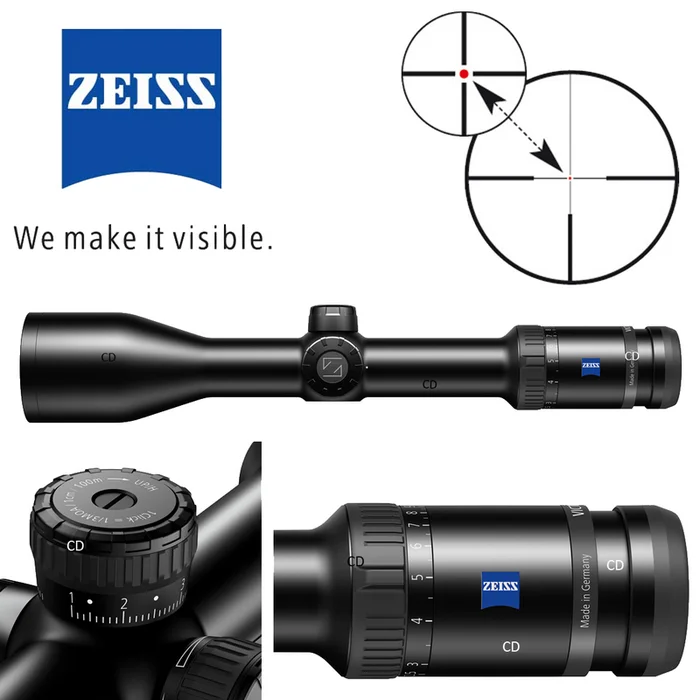 LUNETTE ZEISS VICTORY HT 2.5-10X50 T* RET 60 IL DIA 30 AVEC ASV+