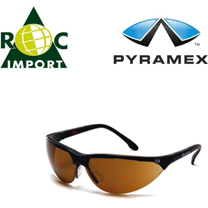 LUNETTES ANTI PLOMBS PYRAMEX ROC IMPORT FUME CAFE