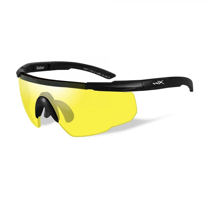 Lunettes de protection balistique Saber Advanced + verre jaune