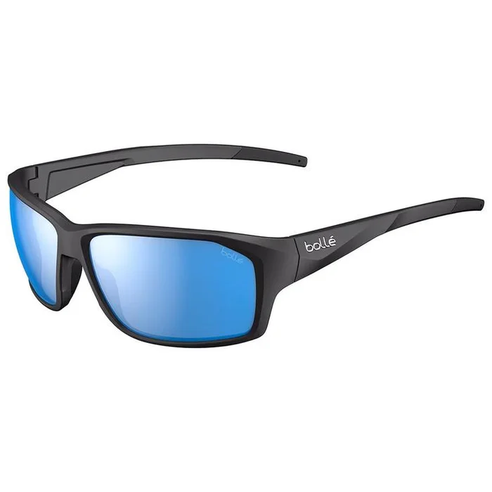 Lunettes de soleil Bollé Fenix Black Matte Sky Blue Polarized