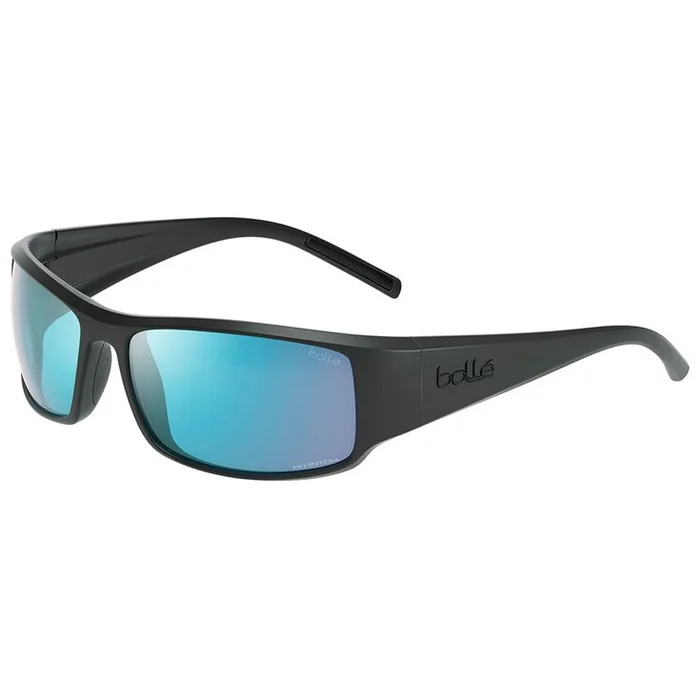 Lunettes de soleil Bollé King Full Black Matte Phantom+ Photochromic Blue Polarized