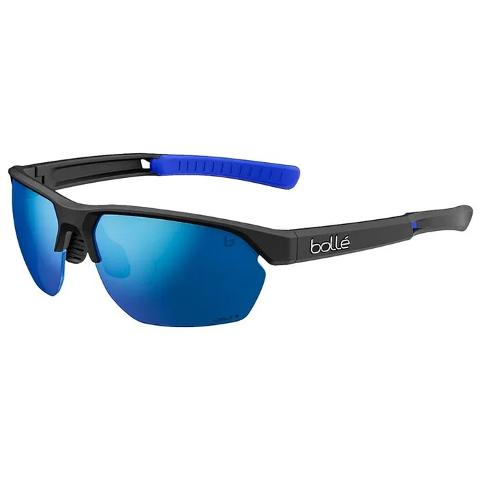 Lunettes de soleil Bollé Victus Black Matte Blue Volt+ Offshore Polarized