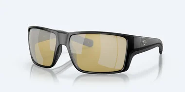 Lunettes de soleil Costa Reefton Pro Noir mat Miroir argent Sunrise 580G