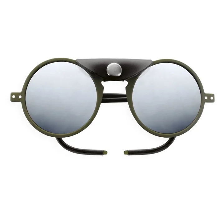 Lunettes de soleil Izipizi Sun Glacier Kaki Black Lens Cat 4