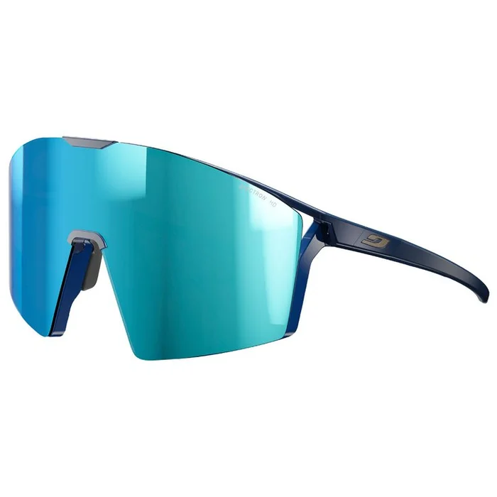 Lunettes de soleil Julbo Edge Cover Mat Bleu Gris Spectron Hd 4 Polarized