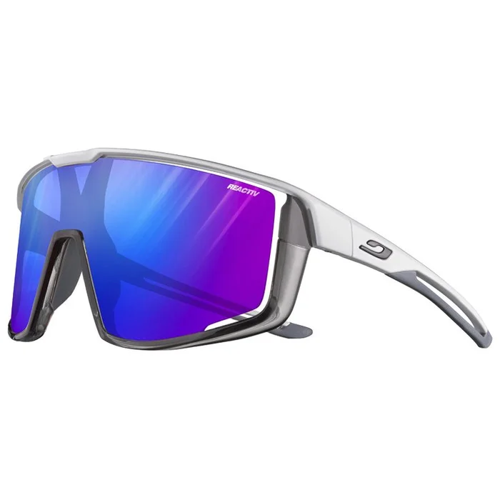 Lunettes de soleil Julbo Fury Mat Blanc Gris Translucide Reactiv High Contrast 1-3