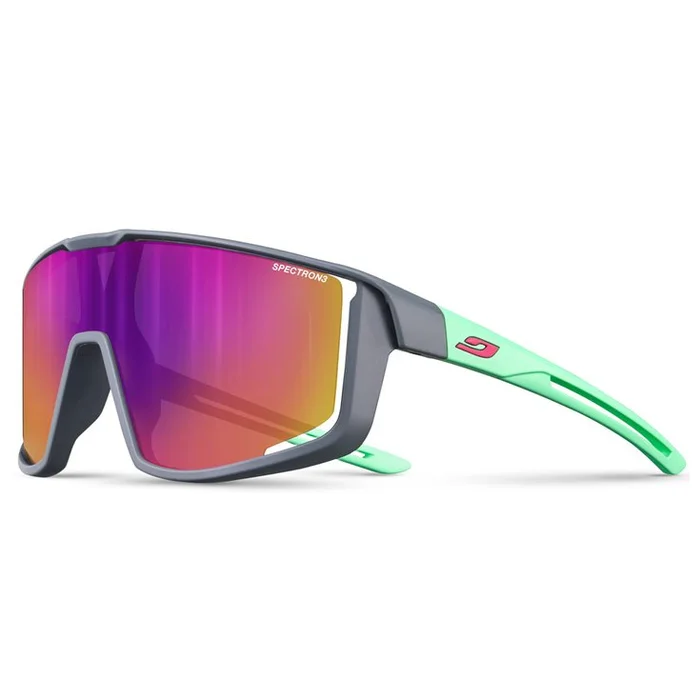 Lunettes de soleil Julbo Fury S Gris Vert Spectron 3 Flash Rose