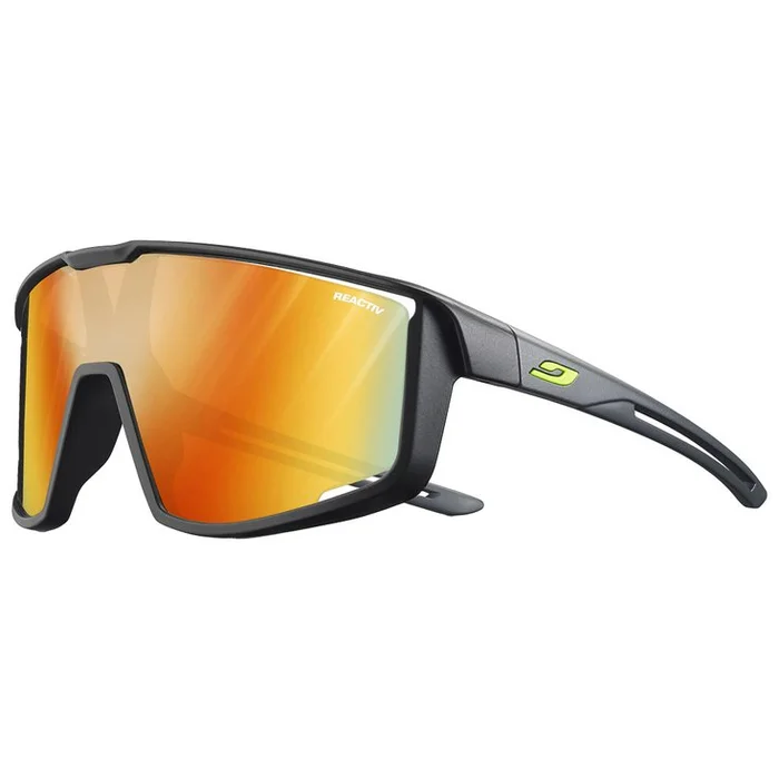 Lunettes de soleil Julbo Fury S Mat Noir Gris Reactiv 1-3 Light Amplifier