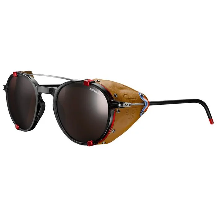 Lunettes de soleil Julbo Legacy Translucide Brillant Noir Rouge Marron Reactiv 2-4 Polarized