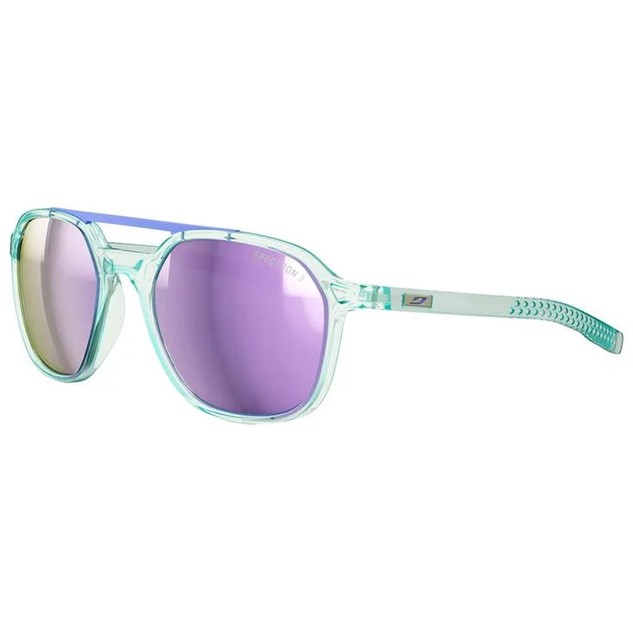 Lunettes de soleil Julbo Slack Cover Translucide Brillant Menthe Gris Clair Spectron 3