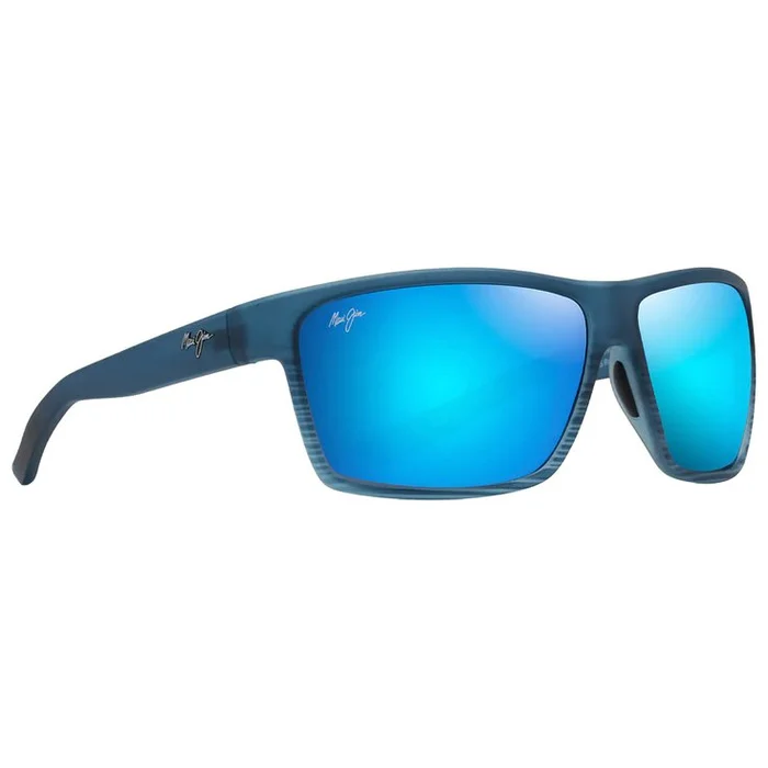 Lunettes de soleil Maui Jim Alenuihaha Bleu Noir Bleu Hawaï Minéral SuperThin