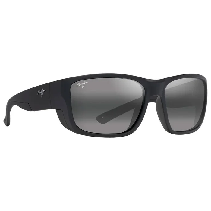 Lunettes de soleil Maui Jim Amberjack Noir Mat Neutral Grey Mineral Superthin