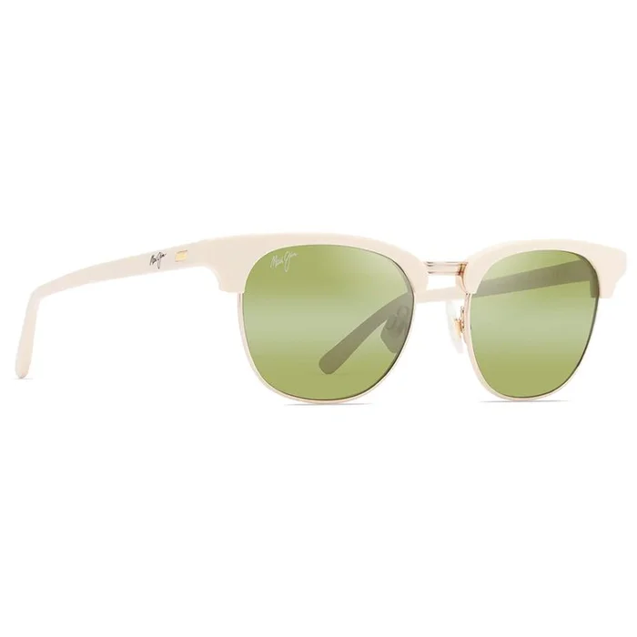 Lunettes de soleil Maui Jim Holomua Shiny Solid Ivory Maui Ht Mineral Superthin