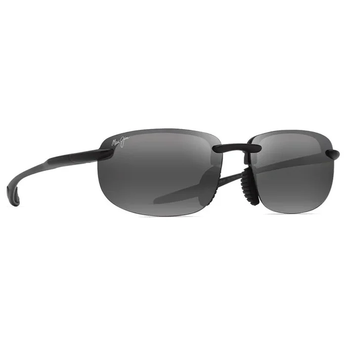 Lunettes de soleil Maui Jim Hookipa Ultra Asian Fit Matte Black Neutral Grey MauiUltra