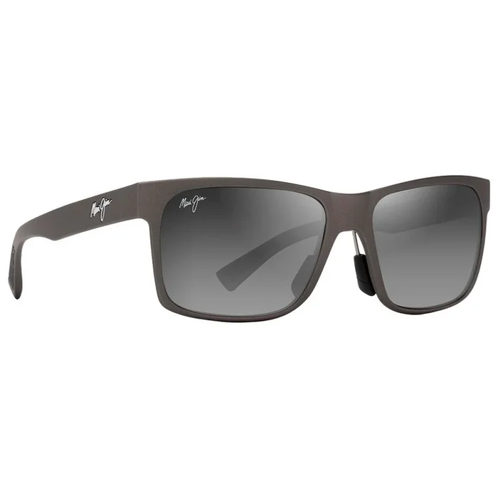 Lunettes de soleil Maui Jim Hoopili Metal Matte Grey Neutral Grey Mineral Superthin