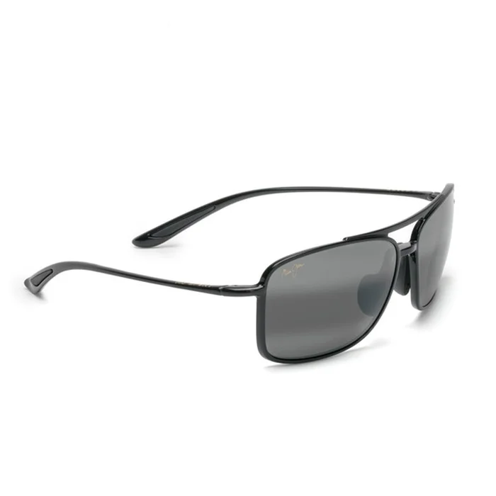 Lunettes de soleil Maui Jim Kaupo Gap Black Gloss Grey Mauibrilliant