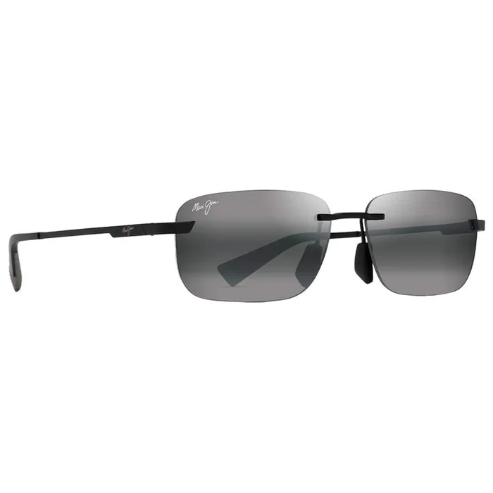 Lunettes de soleil Maui Jim Lanakila Noir Mat Gris Neutral Grey MauiPure