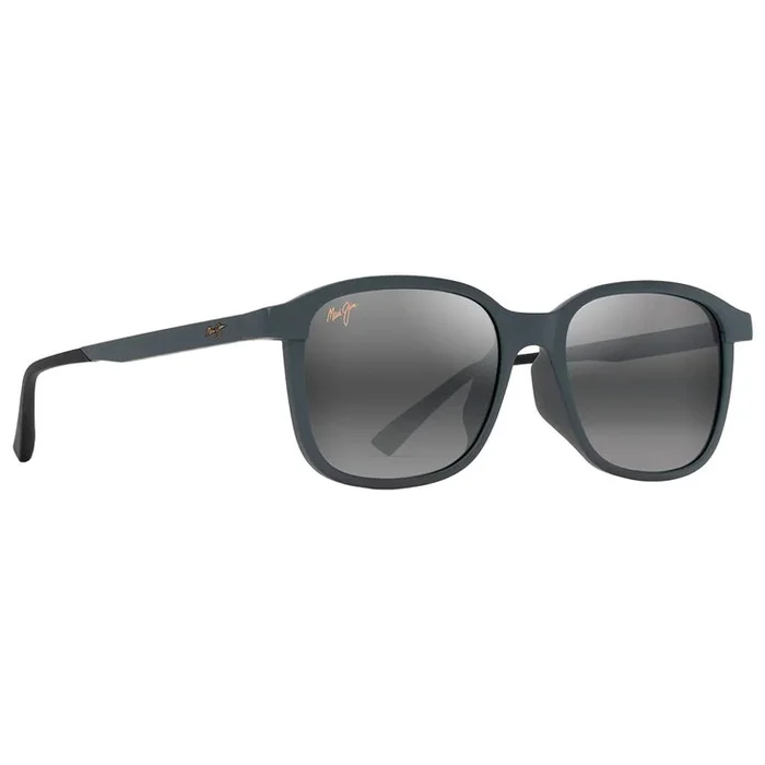 Lunettes de soleil Maui Jim Makuahine Asian Fit Gris Foncé Mat Neutral Grey Minéral Superthin
