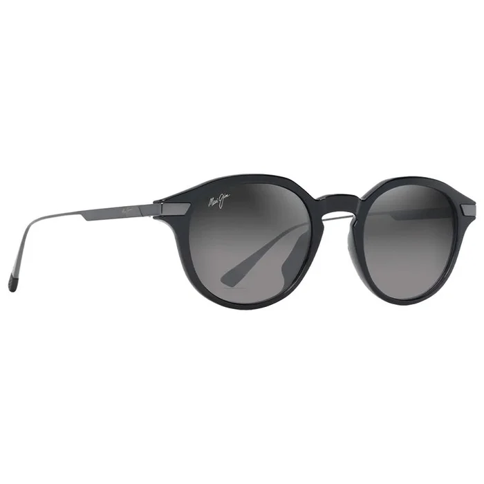 Lunettes de soleil Maui Jim Momi Noir Brillant Neutral Grey MauiBrilliant