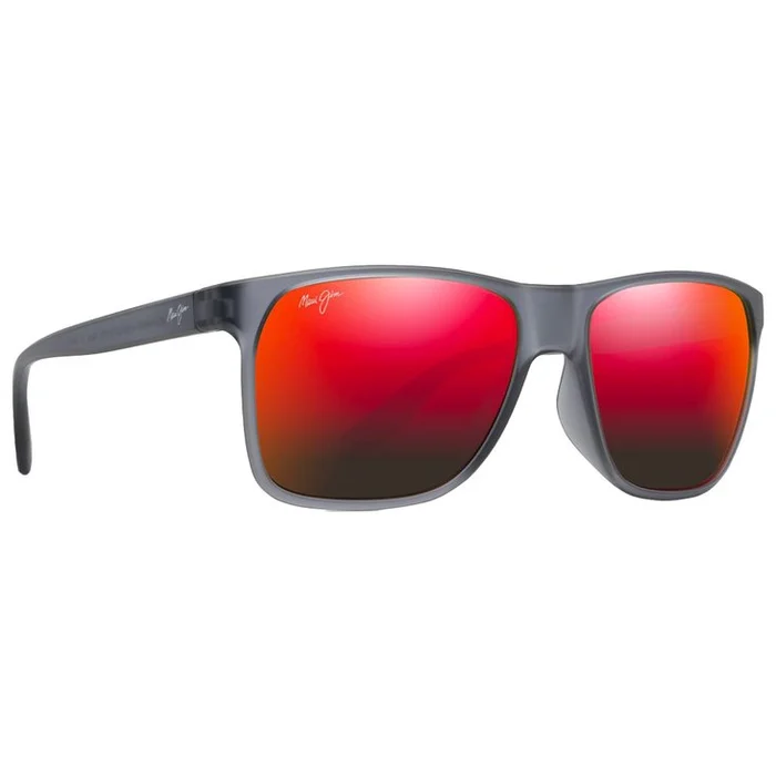 Lunettes de soleil Maui Jim Pailolo Gris Mat Translucide Hawaii Lava MauiPure