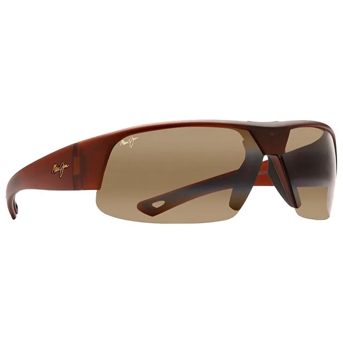 Lunettes de soleil Maui Jim Switchbacks Brun Foncé Mat Bronce Hcl Polycarbonate
