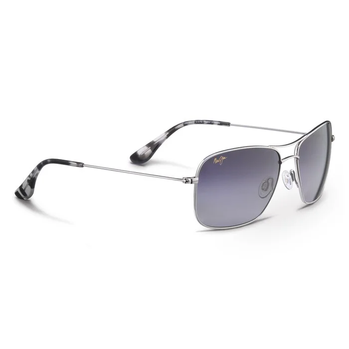 Lunettes de soleil Maui Jim Wiki Wiki Argent Gris Neutre MauiPure