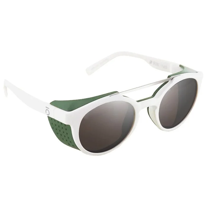 Lunettes de soleil Moken Vision Hawkins White Green Grey Cat.4