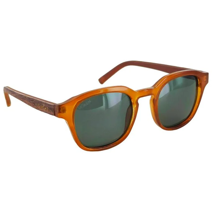 Lunettes de soleil Moken Vision Krafter Mustard Wood Green Cat.3 Polarized
