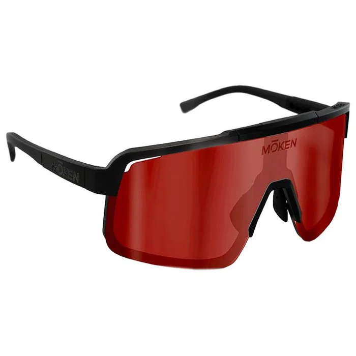 Lunettes de soleil Moken Vision Kurtiss-Dh Black Red Cat.3 + Clear Cat.0
