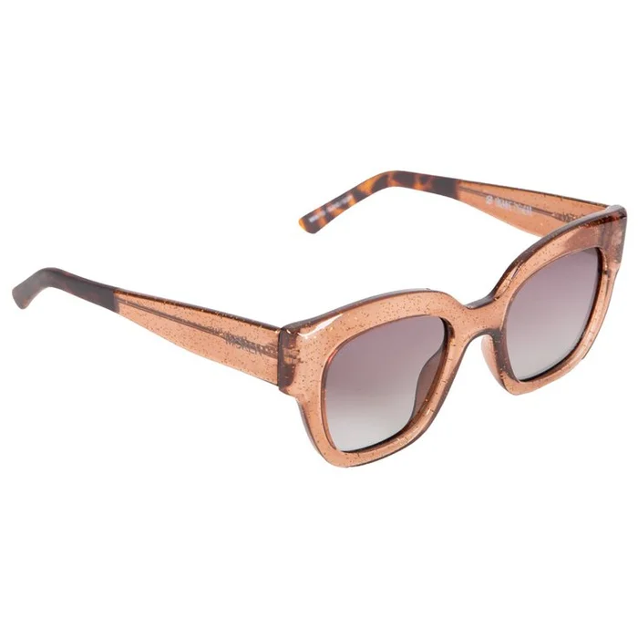 Lunettes de soleil Moken Vision Monroe Glitter Sand Grey Cat.3 Gradient Lens